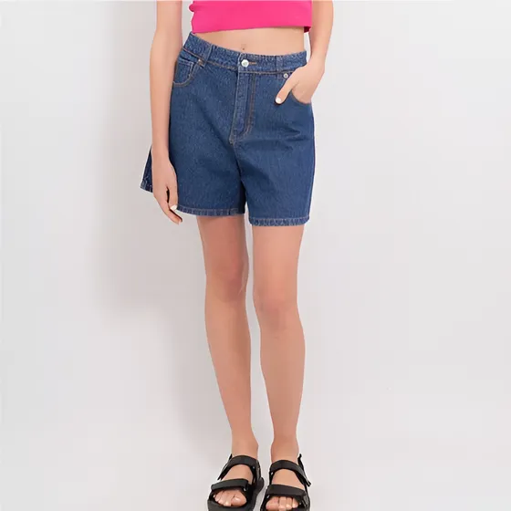 Short De Jean Rígido Denim Importado I Am