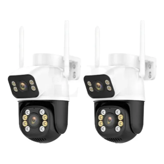 Kit 2 Câmeras De Vigilância Inteligente Interna E Externa