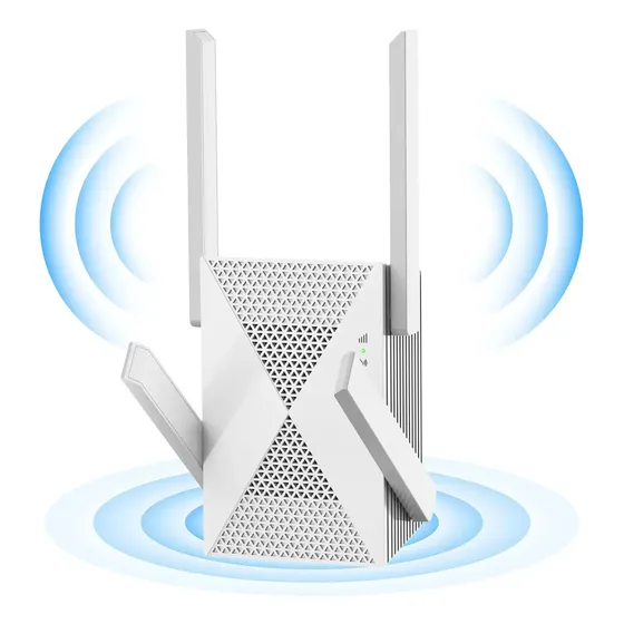 Extensor Wifi 1200mbps 4 Antenas, Repetidor Wifi 5g Dual Band 1200m, Amplificador De Sinal Wifi Com Modo Repetidor/ap/roteador, Compatível Com Todos Os Roteadores, Aumente A Cobertura Em Toda A Casa