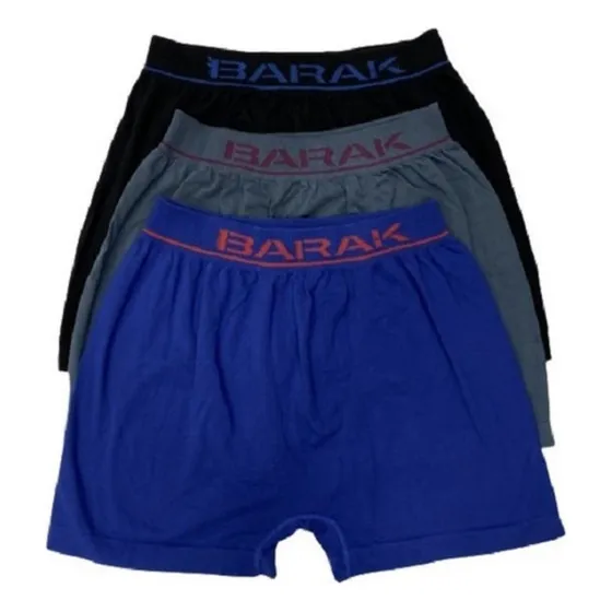 Pack X 6 Calzoncillos Boxers Hombre Barak Algodón Lisos
