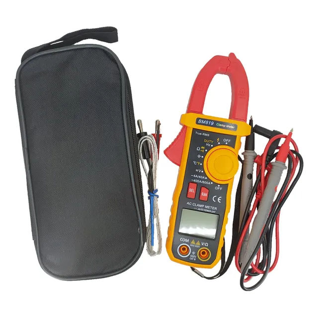 Pinza Amperimétrica Bm819 Capacimetro Voltimetro Termómetro