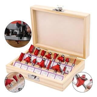 Set De 15 Fresas Para Madera Para Fresadora Davidson Set De 15 Fresas Para Madera Para Fresadora Davidson