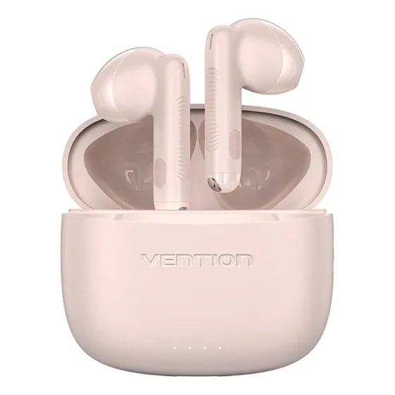 Fone de ouvido in-ear sem fio Vention True Wireless Earbuds NBHP0 ELF EARBUDS E03 rosa com luz LED