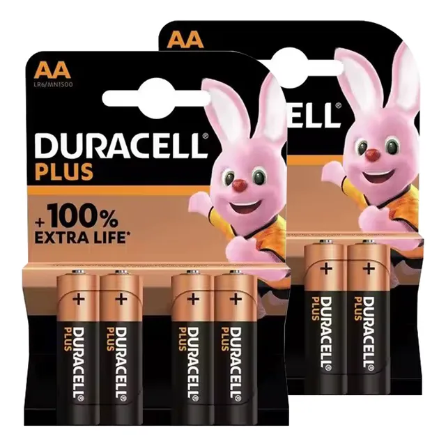 Pilas Alcalinas Duracell Aa Larga Larga Duración 8 Pilas Aa