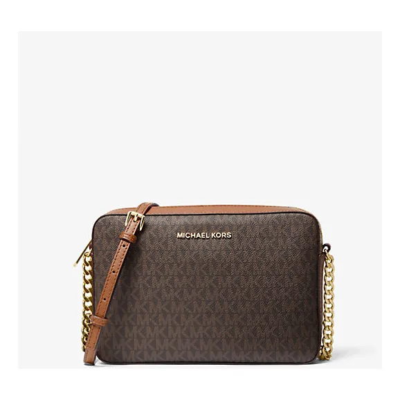Bandolera Saffiano De Michael Kors, Color Marrón Original