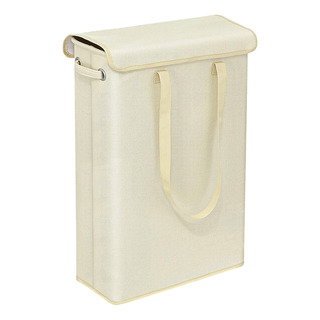 Cesto De Roupa Suja Alto E Fino Com Alças E Tampa Cesto De Roupa Suja Alto E Fino Com Alças E Tampa