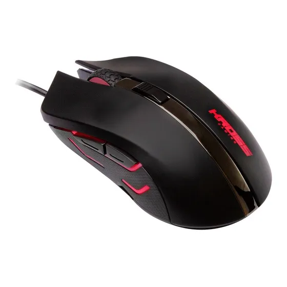 Mouse Gamer Firestorm C/fio Ke-mg120 Usb Kross Elegance Cor Preto