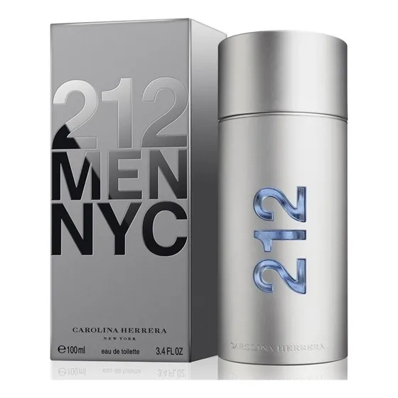 Perfume para hombre Carolina Herrera 212 Nyc Men Edt, 100 ml