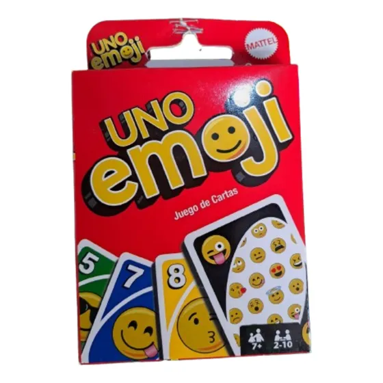 Pack 2 Paquetes Juego Uno Emoji Cartas Para Jugar Con Amigos