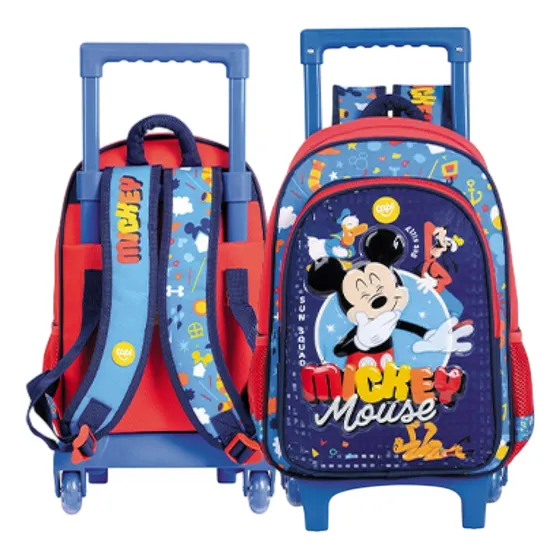 Bolso / Morral Con Ruedas Mickey Mouse Capi