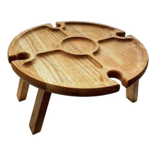 Mesa Portátil De Madera Para Comer, Aperitivos Y Frutas, Est Mesa Portátil De Madera Para Comer, Aperitivos Y Frutas, Est