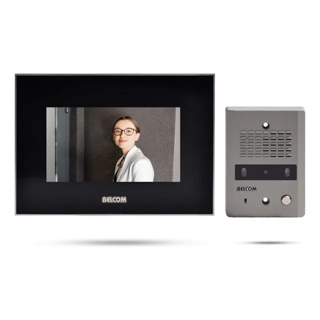 Kit Equipo Video Portero Lcd 7  Belcom Pe-7853 Hand Free