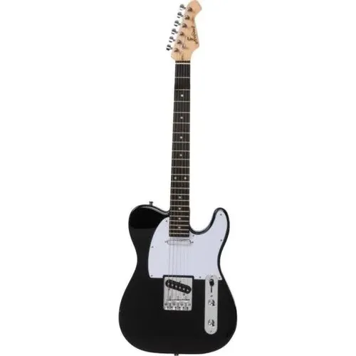Guitarra Aria Pro II Stratocaster STG-Mini Black 7 Cordas