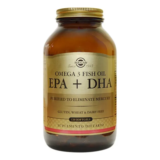 Omega 3 Fish Oil Epa +dha Solgar X 120 Capsulas
