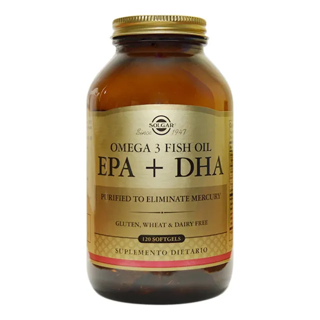 Omega 3 Fish Oil Epa +dha Solgar X 120 Capsulas