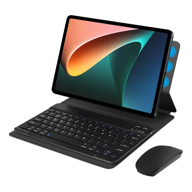 Funda+teclado Iluminado+ratón Para Galaxy Tab S9 Fe 10.9 Ñ