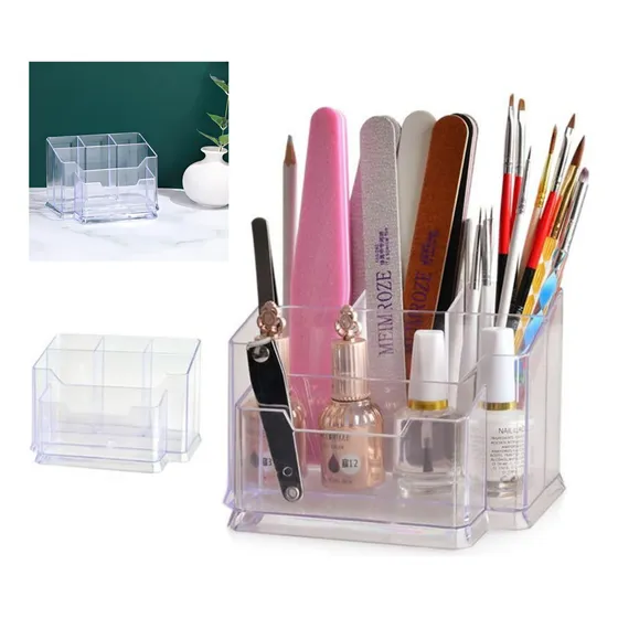 Organizador Pinceles Brochas Organizador Acrílico Maquillaje