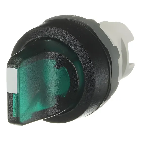 M3ss1-11g  Selector 3 Posiciones Iluminado Verde 