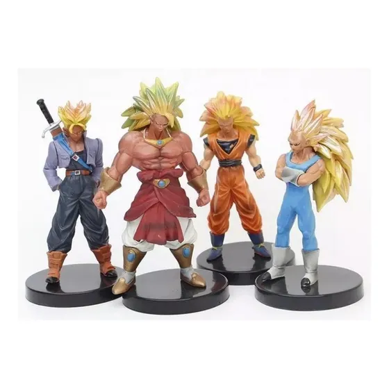 Dragon Ball Figura Muñeco Set Juguete 12 Cm Goku Vegeta Mas 