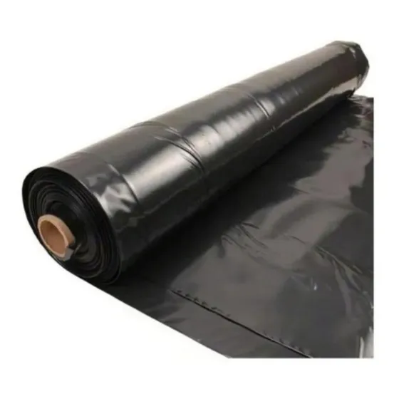 Hule Negro Para Construcción Calibre 800, 6.00mx3.00m