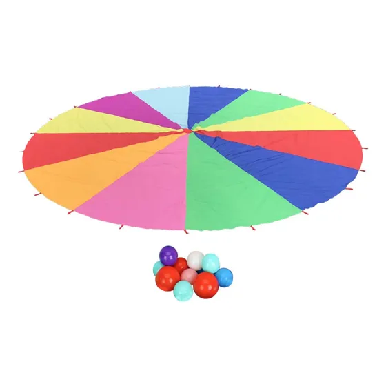 Paracaídas De Juego Con Asas, Arcoíris, Juego Interactivo