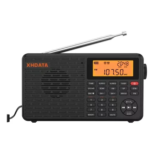 Radio Portátil Xhdata D-109 Fm Am Lw Mw Sw Bluetooth/mp3