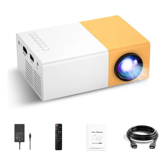 Y Mini Proyector, Proyector De Dibujos Animados Portátil,