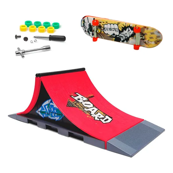 Pista De Skate De Dedo Radical Skate Park Com 1 Skate