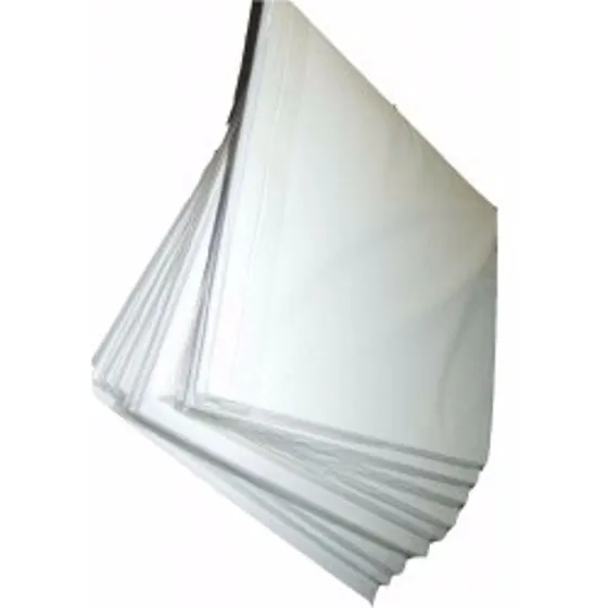 Cartulina De Hilo / Tela Color Blanco Carta 230gr. 25 Hojas