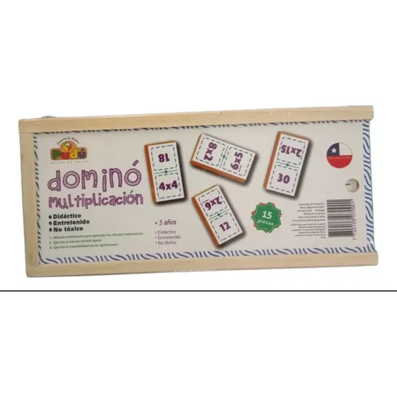 Dominó Didáctico Multiplicación Para Niños