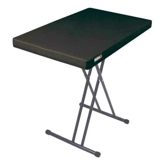 Mesa De Servicio Duna Verona Altura Ajustable Color Negro