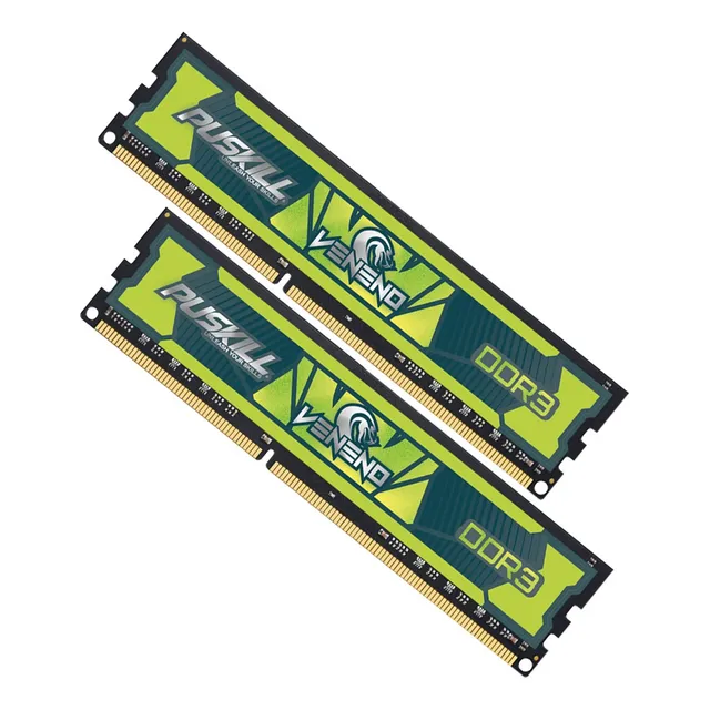 Memoria Ram Puskill Para Jugadores De Escritorio Ddr3, 2 X 4