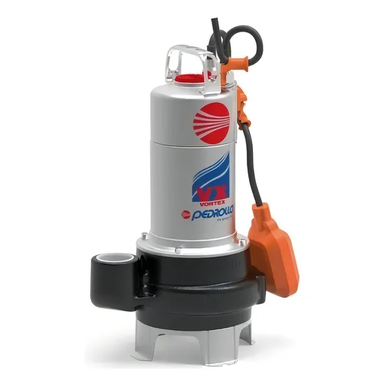 Bomba sumergible de desagote Pedrollo VXM 10/35-N cromado 127V