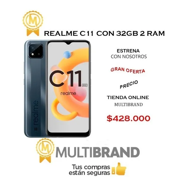 Realme C11 2021 32gb 2r Am