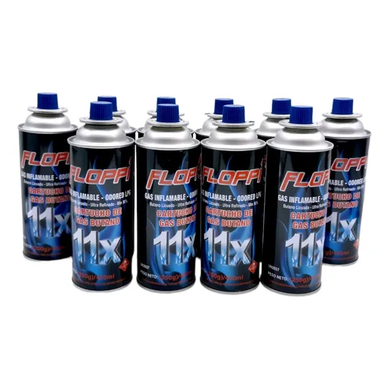 Set X 10 Tanques Gas Butano Ideal Para Estufas Soplete