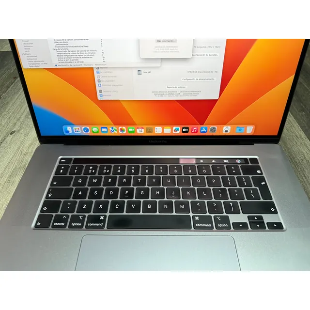 Macbook Pro Touch Bar 2019 I9/64 Gb De Ram 1 Tera Ssd