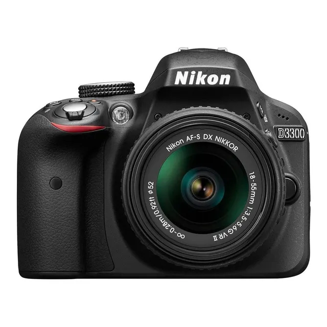 Nikon D3300 + 18-55mm VR II DSLR color negro
