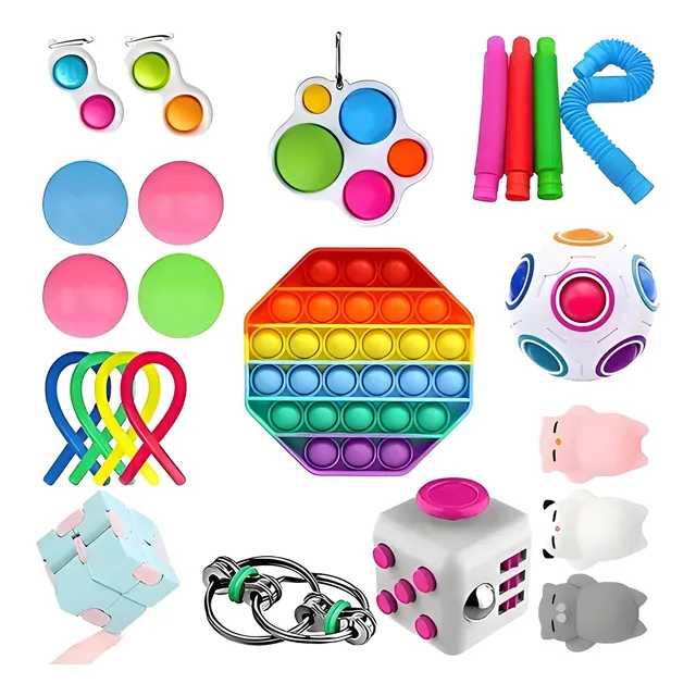 Juguete Antiestres Alivio Niños/adultos Burbujas Fidget Toys