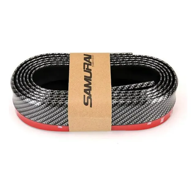Ez Lip Universal Babero De Goma Parachoques Fibra De Carbono