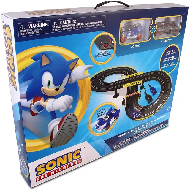 Nkok Sonic & Shadow Rc Slot Car Set Race Set Vehicle