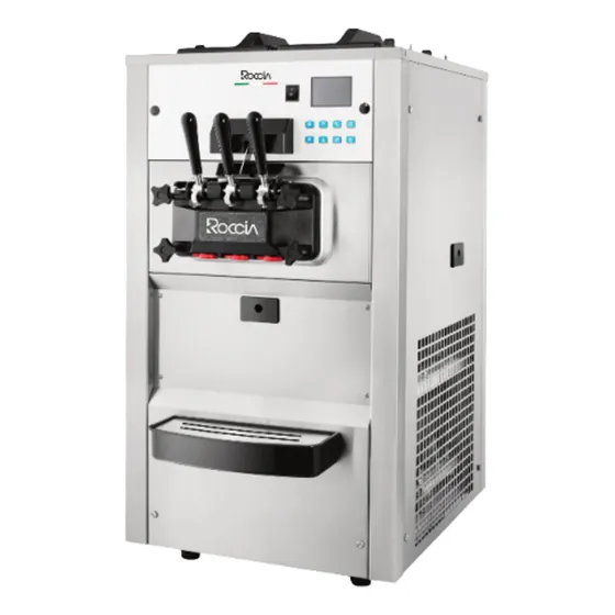 Maquina De Helados Soft Tres Sabores Mesa Alta Gama Roccia