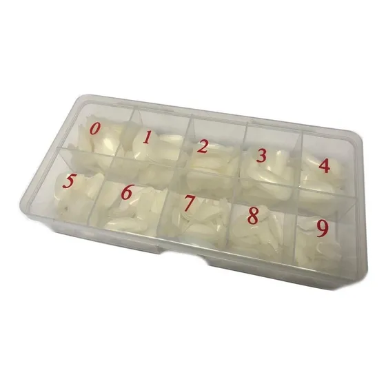 Tips Uñas Punta Fina 500 Unidades D10