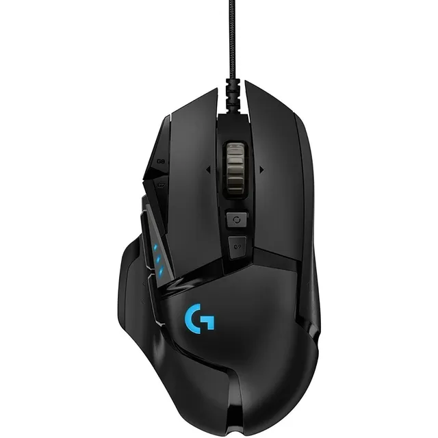 Mouse Gamer Ergonómico Logitech G502 Hero Rgb Alámbrico