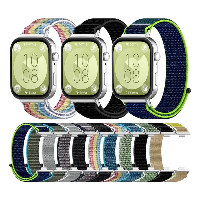 Correa De Nylon Velcro Para Huawei Watch Fit 3/2/1