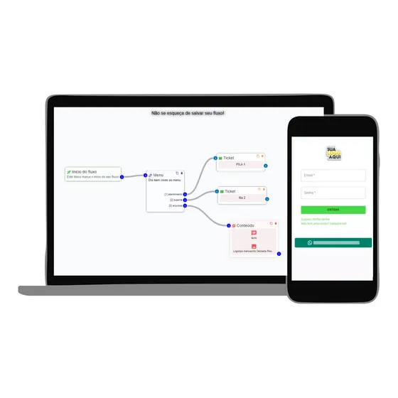 Whaticket Saas + Typebot + Chatgpt  Flowbuild Nativo