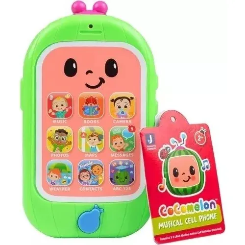 Cocomelon  Celular Aprendizaje Infantil C/pilas 12cm