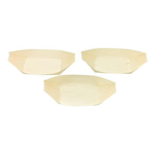 300 Bandejas Para Comida Em Forma De Barco - 19,5*10cm Cada 300 Bandejas Para Comida Em Forma De Barco - 19,5*10cm Cada