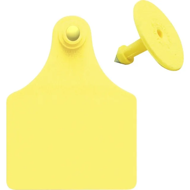 Caravana Allflex® Grande Lisas Para Bovinos Color Amarillo