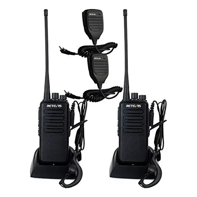 Retevis Rt1 Radios De 2 Vías Largo Alcance Alta Potencia