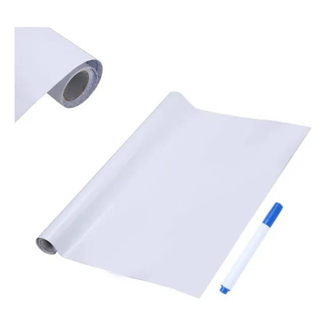 Pizarra Adhesiva Blanco Rollo De 120*70 Cm / Linea Premium